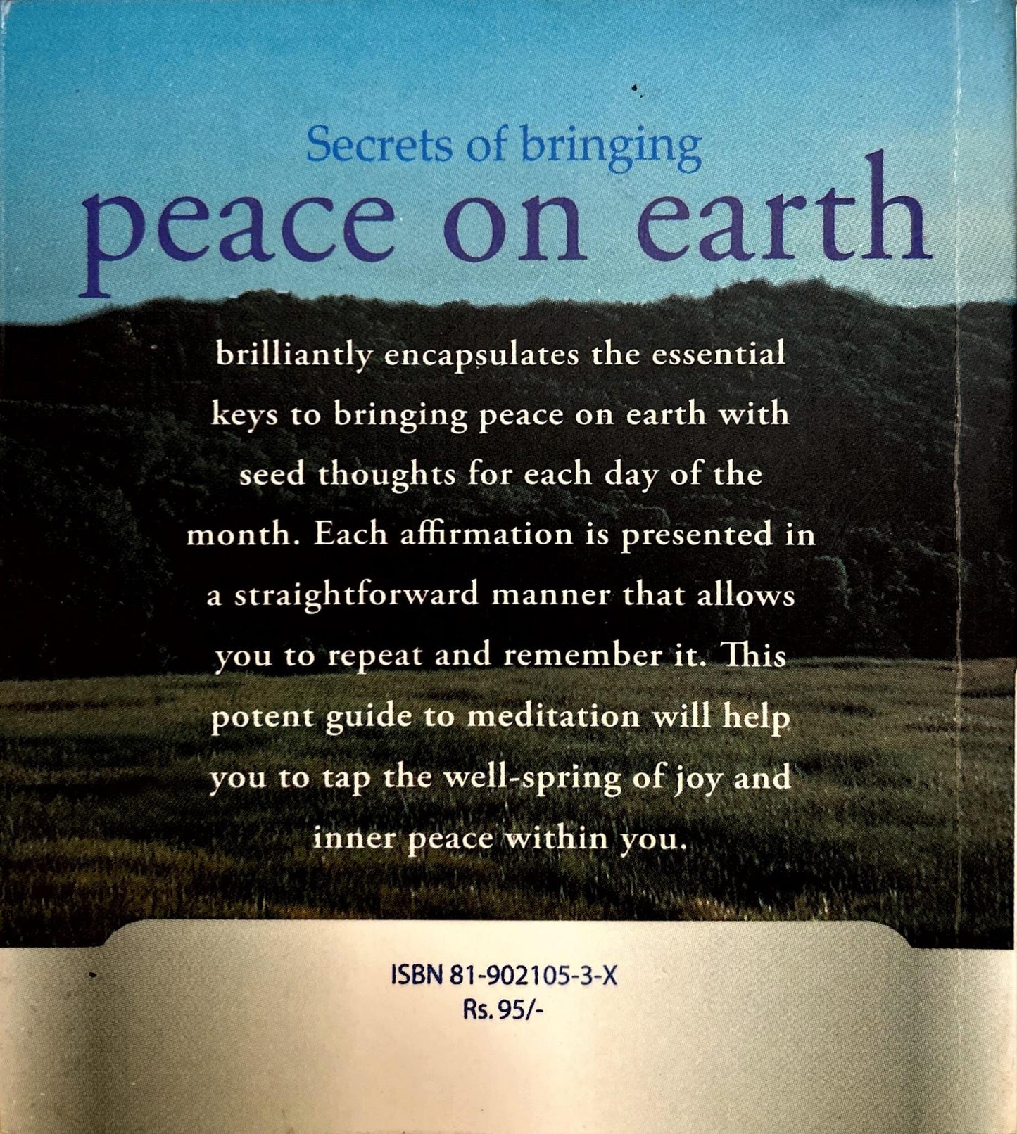 Secrets of Bringing Peace on Earth by Swami Kriyananda
