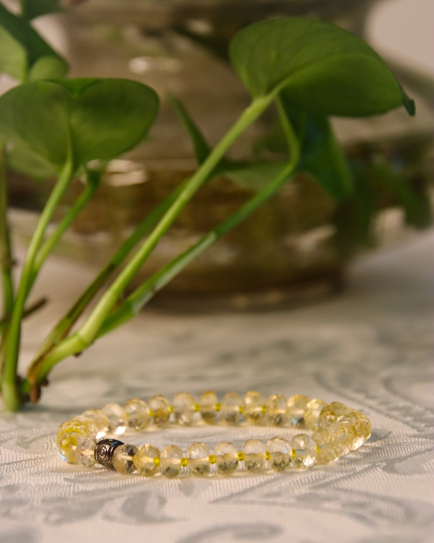 Citrine Bracelet - Diamond Cut