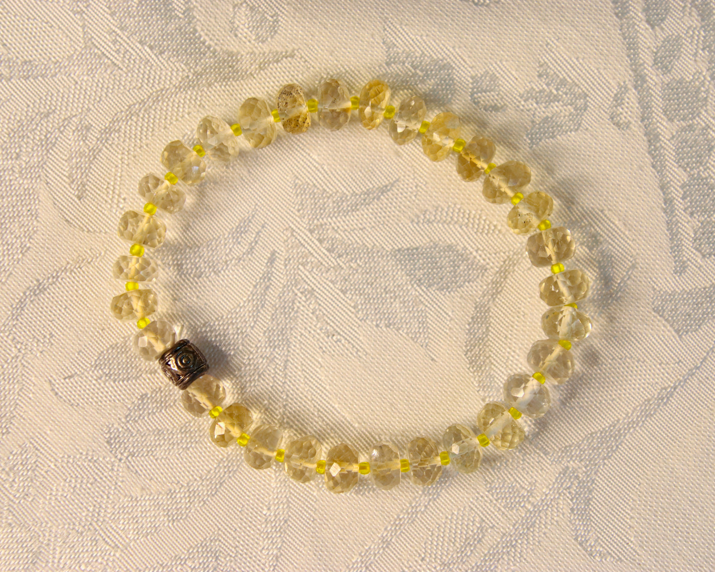 Citrine Bracelet - Diamond Cut