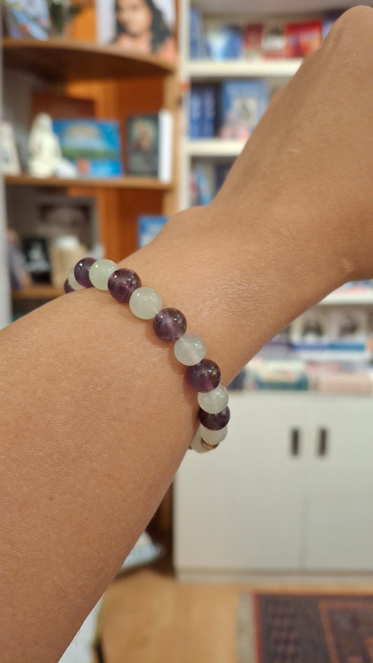 Green Aventurine and Amethyst Small