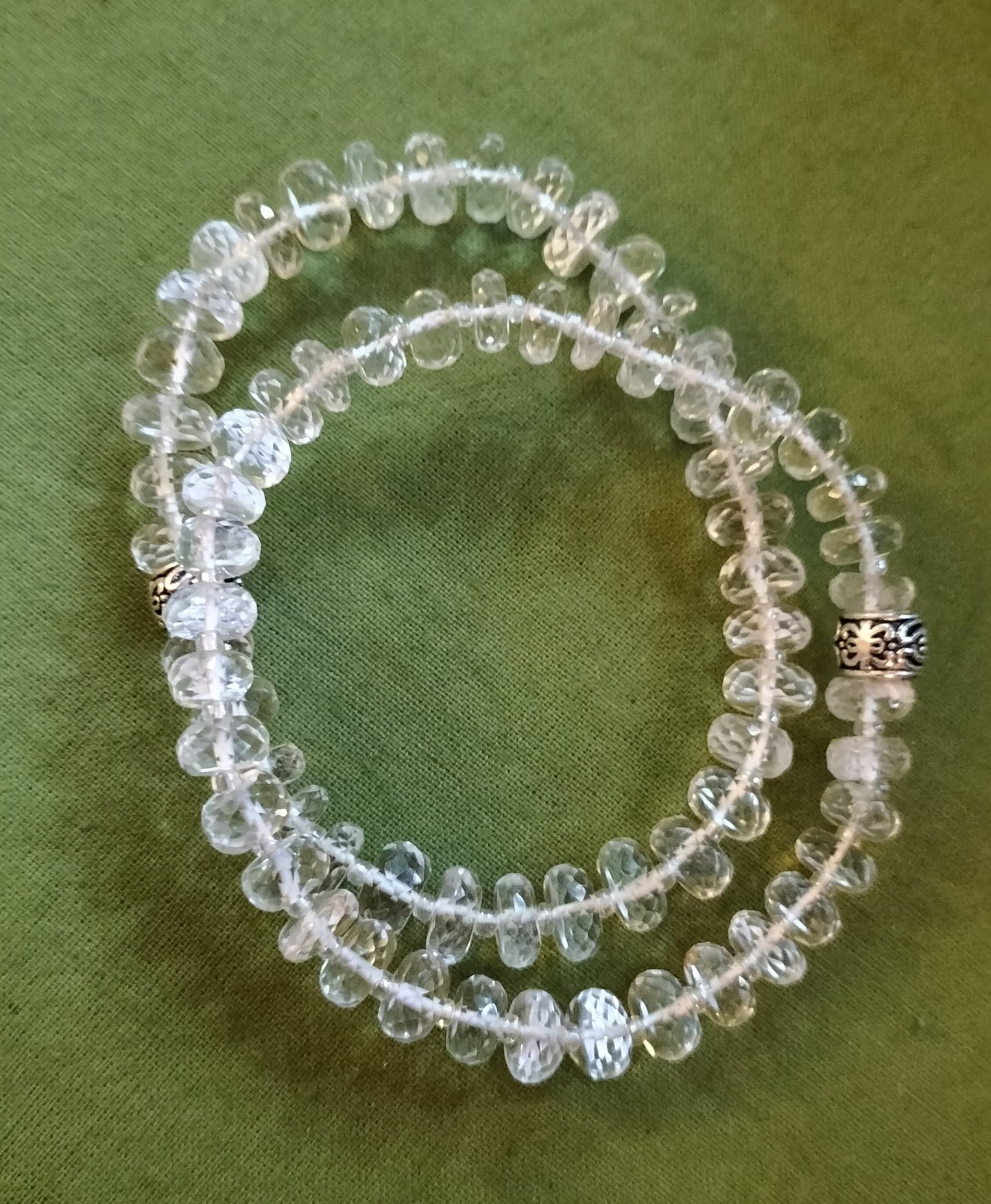 Clear Crystal Quartz Bracelet