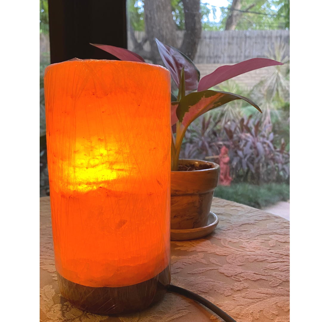 Cylinder Himalayan Salt Lamp