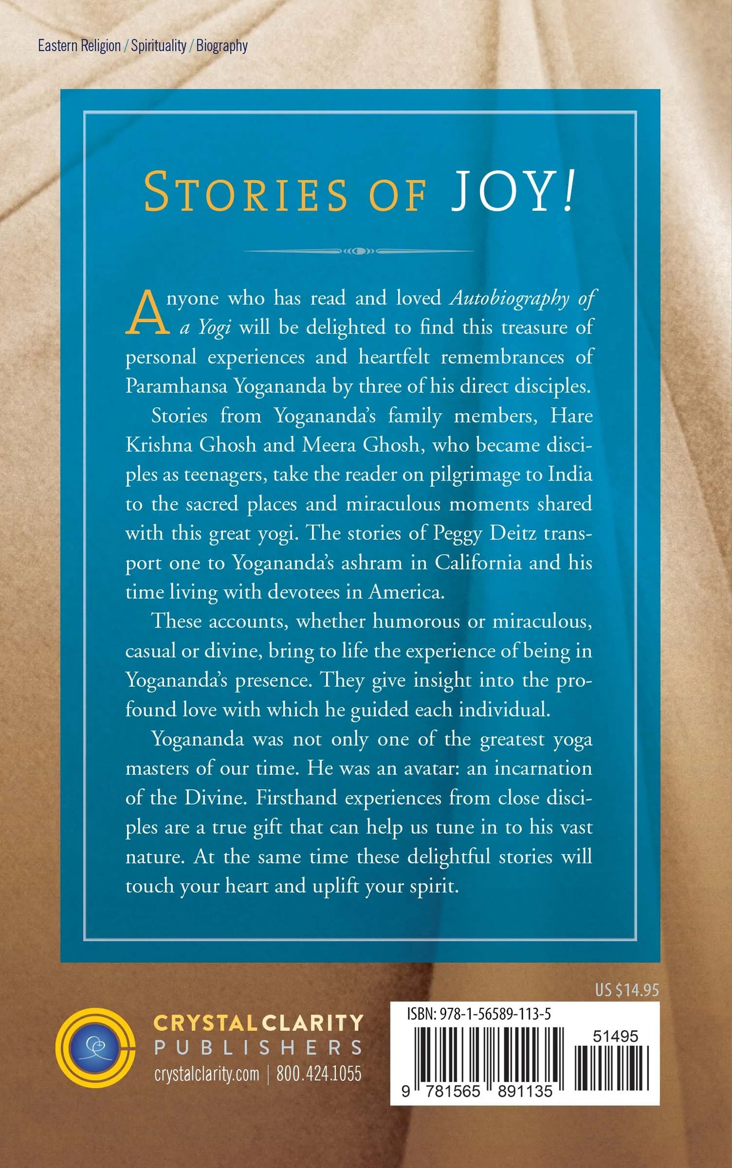 Thank You, Master: Direct Disciples Remember Paramhansa Yogananda